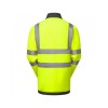 Leo Workwear Arganite EcoViz Air Layer Full Zip Sweatshirt Yellow