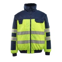 Mascot Livigno Safe Image 00920 Yellow Navy Pilot Jacket