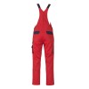 Mascot Image Milano Bib & Brace With Kneepad Pockets - Red/navy