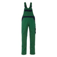 Mascot Image Milano Bib & Brace With Kneepad Pockets - Green/navy