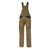 Mascot Image Milano Bib & Brace With Kneepad Pockets - Khaki/navy
