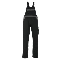Mascot Image Milano Bib & Brace With Kneepad Pockets - Black/anthracite