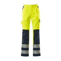 Mascot Olinda Safe Complete 07179 Trousers With Kneepad Pockets Yellow Navy