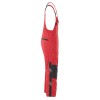 Mascot Safe Unique Leipzig Bib & Brace With Kneepad Pockets - Red/black Mascot Safe Unique Leipzig Bib & Brace With Kneepad Pockets - Red/black