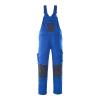 Mascot Safe Unique Leipzig Bib & Brace With Kneepad Pockets - Royal/dark Navy