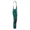 Mascot Safe Unique Augsburg Bib & Brace With Kneepad Pockets - Green/black Mascot Safe Unique Augsburg Bib & Brace With Kneepad Pockets - Green/black