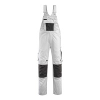 Mascot Safe Unique Augsburg Bib & Brace With Kneepad Pockets - White/dark Anthracite