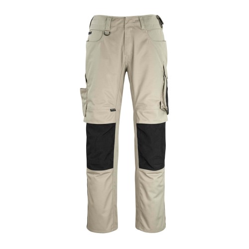 Mascot Unique 12179 Trousers With Kneepad Pockets Light Khaki Black Mascot Unique 12179 Trousers With Kneepad Pockets Light Khaki Black