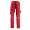 Mascot Unique 12679 Trousers With Kneepad Pockets Red Black