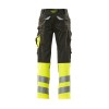 Mascot Leeds Safe Supreme 15679 Trousers With Kneepad Pockets Black Yellow