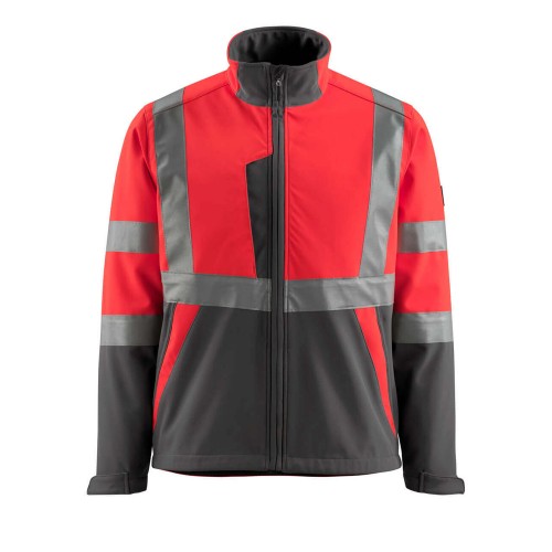 Mascot Kiama Safe Light 15902 Softshell Jacket Red Anthracite Class 2 Mascot Kiama Safe Light 15902 Softshell Jacket Red Anthracite Class 2