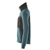 Mascot Advanced 17484 Sweatshirt With Zipper Dark Petroleum Black