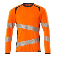 Mascot Accelerate 19084 Sweatshirt Hi-Vis Orange Dark Petroleum