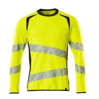 Mascot Accelerate 19084 Sweatshirt Hi-Vis Yellow Dark Navy