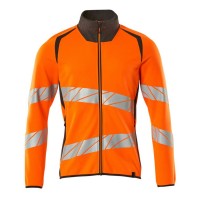 Mascot Accelerate 19184 Sweatshirt With Zipper Hi-Vis Orange Dark Anthracite