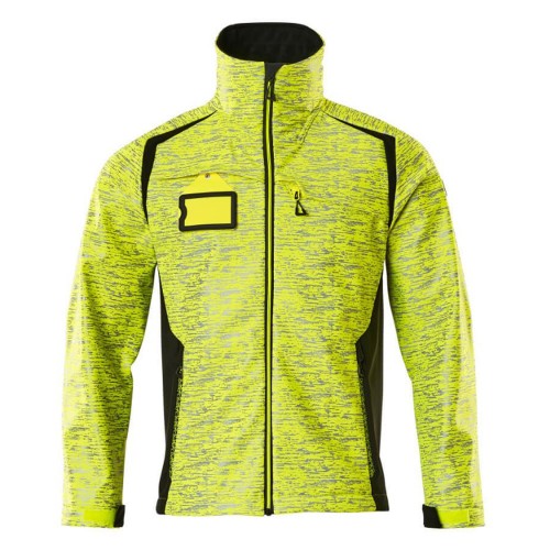 Mascot Accelerate 19202 Softshell Jacket Hi-Vis Yellow Black Mascot Accelerate 19202 Softshell Jacket Hi-Vis Yellow Black