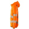 Mascot Accelerate 19284 Hoodie With Zipper Hi-Vis Orange Black Mascot Accelerate 19284 Hoodie With Zipper Hi-Vis Orange Black