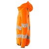 Mascot Accelerate 19284 Hoodie With Zipper Hi-Vis Orange Moss Green