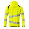 Mascot Accelerate 19284 Hoodie With Zipper Hi-Vis Yellow Black Mascot Accelerate 19284 Hoodie With Zipper Hi-Vis Yellow Black