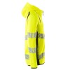 Mascot Accelerate 19284 Hoodie With Zipper Hi-Vis Yellow Black Mascot Accelerate 19284 Hoodie With Zipper Hi-Vis Yellow Black