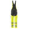 Mascot Accelerate 19569 Bib & Brace With Kneepad Pockets Hi-Vis Yellow Black