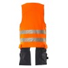 Mascot Accelerate 19589 Tool Vest Hi-Vis Orange Dark Navy