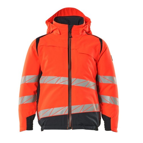 Mascot Safe 19935 Winter Jacket For Children Hi-vis Red / Dark Navy Mascot Safe 19935 Winter Jacket For Children Hi-vis Red / Dark Navy