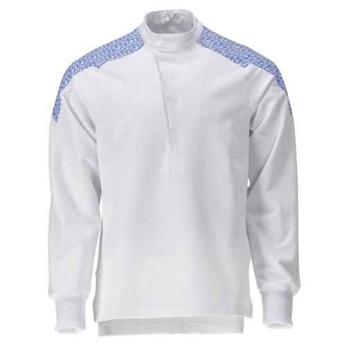 Mascot Food & Care 20052 Smock White Azure Blue Mascot Food & Care 20052 Smock White Azure Blue