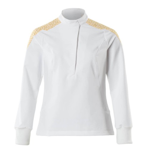 Mascot Food & Care 20062 Ladies Smock White Curry Gold Mascot Food & Care 20062 Ladies Smock White Curry Gold