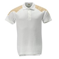 Mascot Food & Care 20083 Polo Shirt White Curry Gold