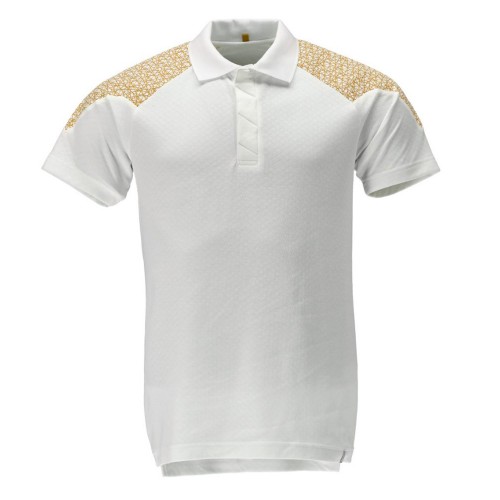 Mascot Food & Care 20083 Polo Shirt White Curry Gold Mascot Food & Care 20083 Polo Shirt White Curry Gold