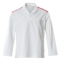 Mascot Food & Care 20252 Smock White Traffic Red