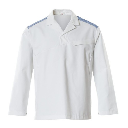 Mascot Food & Care 20252 Smock White Azure Blue Mascot Food & Care 20252 Smock White Azure Blue