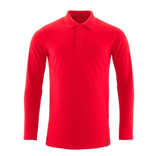 Mascot Crossover Prowash Polo Shirt Long-sleeved Traffic Red Mascot Crossover Prowash Polo Shirt Long-sleeved Traffic Red