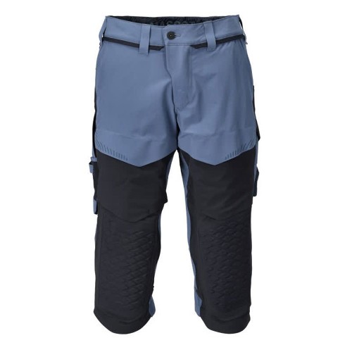 Mascot Customized 22249 3/4 Length Trousers With Kneepad Pockets Blue Navy Mascot Customized 22249 3/4 Length Trousers With Kneepad Pockets Blue Navy