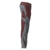 Mascot Customized 22279 Pants With Kneepad Pockets Bordeaux/Grey