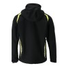 Mascot Accelerate 23002 Waterproof Softshell Jacket Black / Hi-Vis Yellow