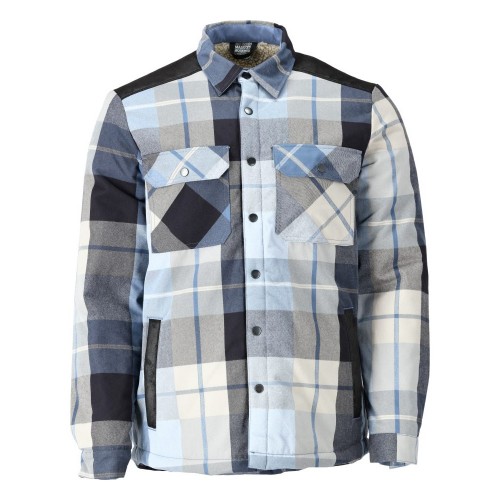 Mascot Customized 23104 Flannel Shirt Navy Checked Mascot Customized 23104 Flannel Shirt Navy Checked