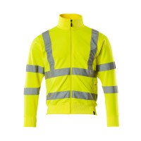 Mascot Maringa Safe Classic 50115 Yellow Sweatshirt With Zipper