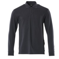 Mascot Crossover Manila Polo Shirt, Long-sleeved Graphite Blue