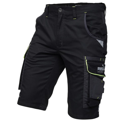 Puma Workwear Precision X Black / Neon Work Shorts Puma Workwear Precision X Black / Neon Work Shorts