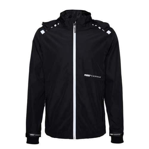 Puma Workwear Essential Black Waterproof Rain Jacket Puma Workwear Essential Black Waterproof Rain Jacket