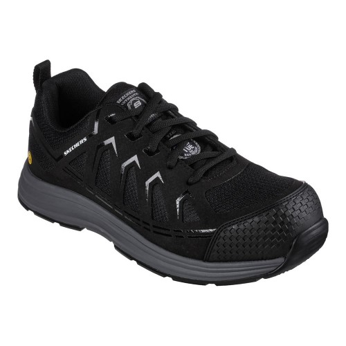 Skechers Malad II Safety Trainers Black Skechers Malad II Safety Trainers Black