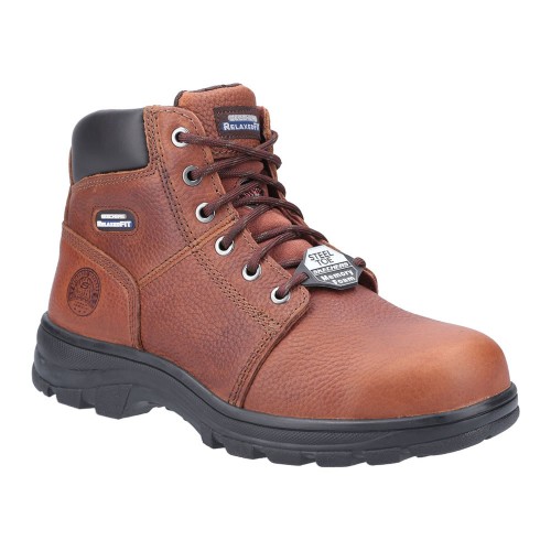 Skechers Workshire Safety Boots Brown Skechers Workshire Safety Boots Brown