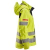 Snickers 1368 ProtecWork Women's Class 3 Hi-Vis Yellow Waterproof Shell Hooded Jacket Snickers 1368 ProtecWork Women's Class 3 Hi-Vis Yellow Waterproof Shell Hooded Jacket