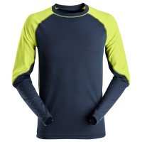 Snickers 2405 AllroundWork Neon Long Sleeve T-Shirt