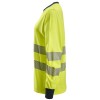 Snickers 2476 ProtecWork Class 3/2 Hi-Vis Yellow Women's Long Sleeved T-Shirt Snickers 2476 ProtecWork Class 3/2 Hi-Vis Yellow Women's Long Sleeved T-Shirt