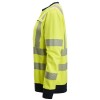Snickers 2876 ProtecWork Women's Class 3/2 Hi-Vis Yellow / Navy Sweatshirt Snickers 2876 ProtecWork Women's Class 3/2 Hi-Vis Yellow / Navy Sweatshirt