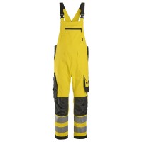 Snickers 6043 Hi Vis Bib & Brace Trousers Class 2