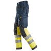 Snickers 6274 ProtecWork Class 1 Hi-Vis Yellow / Navy Stretch Trousers Holster Pockets Snickers 6274 ProtecWork Class 1 Hi-Vis Yellow / Navy Stretch Trousers Holster Pockets
